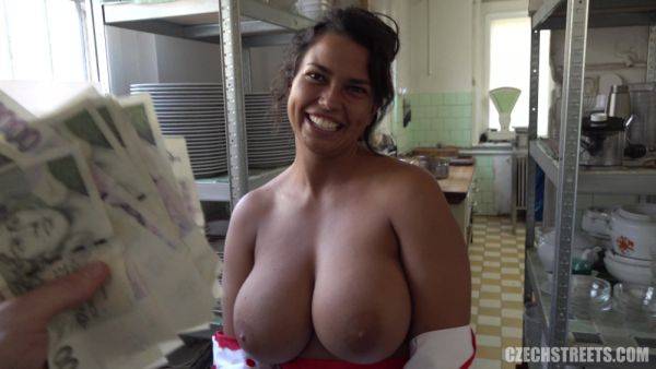 Busty Czech Cook Got Picked Up For a Quickie in the Kitchen - Czech Republic on breastful.com