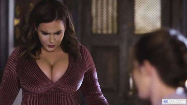 Busty Stepmom Natasha Nice Caught Licking Nadia Noja's Pussy - Lesbian Taboo Sex on breastful.com