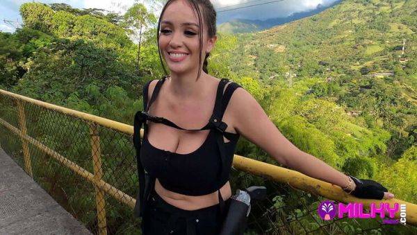 Busty Latina Cosplayer Gets Fucked Hard in Public - Anal & Squirt on breastful.com