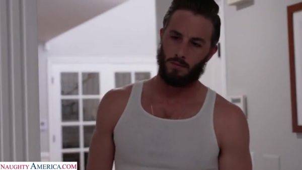 Fit busty MILF Reagan Foxx gets a workout riding son's friend's cock - Usa on breastful.com