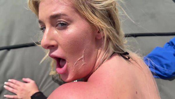 Sophia Isabella - Busty Blonde Takes Bbc On Yacht on breastful.com