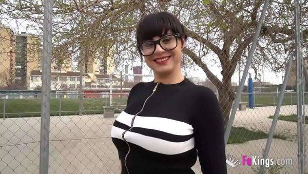 Busty MILF Damaris X Teaches Young Blond Dude How to Fuck Hard on breastful.com