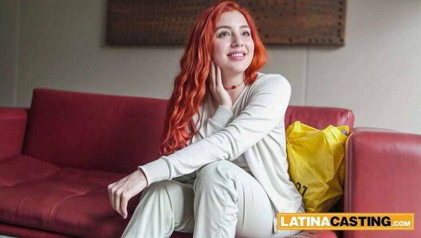 Busty Latina Redhead Fucks Casting Agent Before Hot Audition - Big Cock & Big Tits on breastful.com