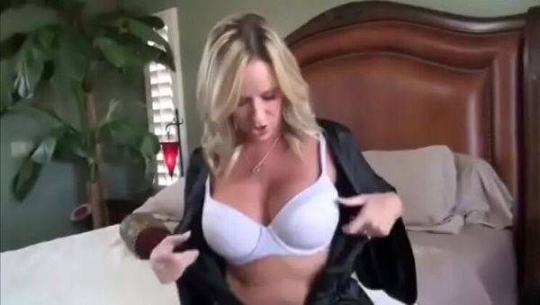 Busty MILF Step Mom Takes Step Son's Big Load Inside Her on breastful.com