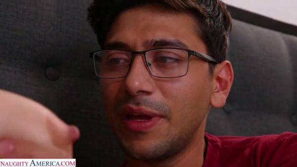 Busty MILF Lory Lace shows her son's friend how to fuck a woman - Usa on breastful.com