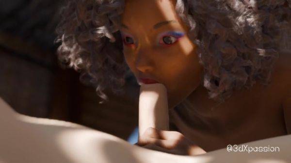 Nexus-3 Oasis – Busty brunette Fatima sucks cock & rides hard in her beach cabana on breastful.com