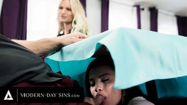 Busty Wife Rachael Cavalli Gets Doggystyle Bang From Husband After His Mistress Violet Starr Blowjob - Britain on breastful.com