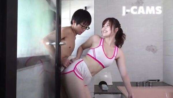 Busty Japanese MILF Sarina Momonaga Teases and Squeezes Before Getting Fucked Hard Doggy Style - Japan on breastful.com