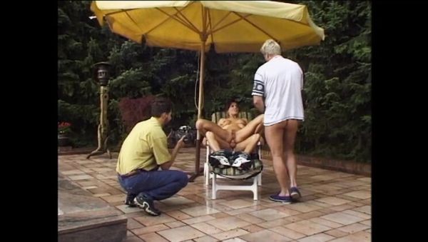 Fantastic Busty MILF Takes Two Big Cocks - Anal & Cum in Mouth Threesome - Germany on breastful.com