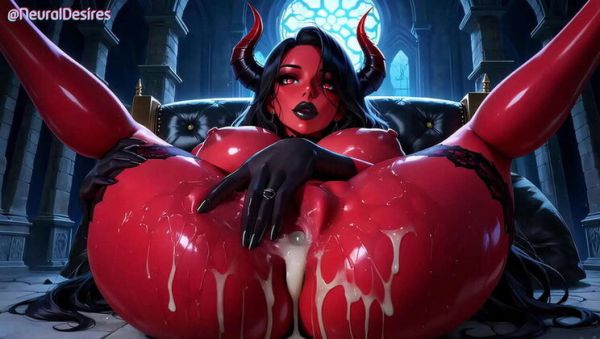 Busty 3D Demon Girl Gets Fucked Hard and Facialized with Huge Cumshot - AI Hentai on breastful.com