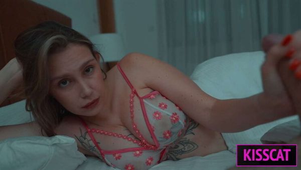 Step Mom Helps Virgin Step Son Cum in Shared Bed - Blowjob & Creampie with Busty MILF on breastful.com