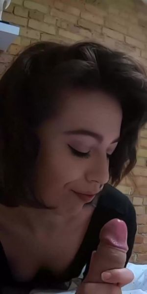 Amateur Brunette Takes Cumshot Like a Pro in POV Handjob on breastful.com