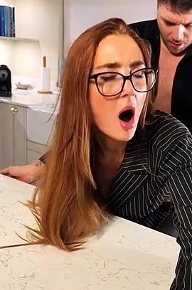 Amateur mom takes standing dick deep on breastful.com