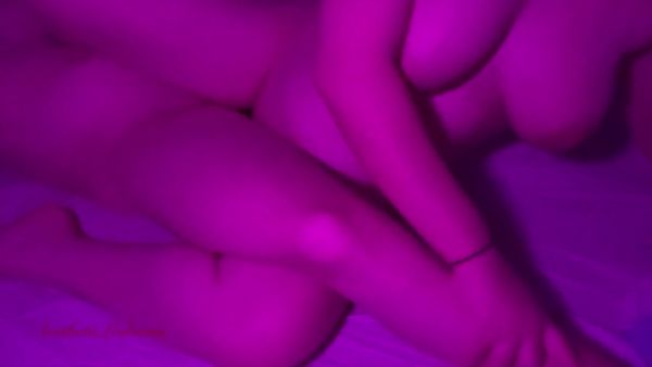Two passionate BBW lesbians lose themselves in sensual scissoring with intimate foot contact on breastful.com