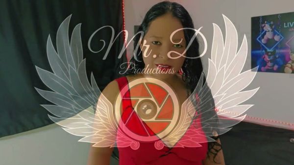 Latina with natural tits teases with red lingerie before squirting wildly with her silver dildo on breastful.com