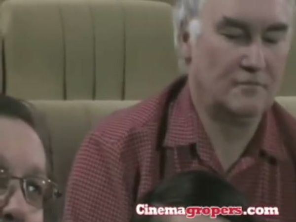 Teri Sweet and two men heat up a private cinema lounge on breastful.com