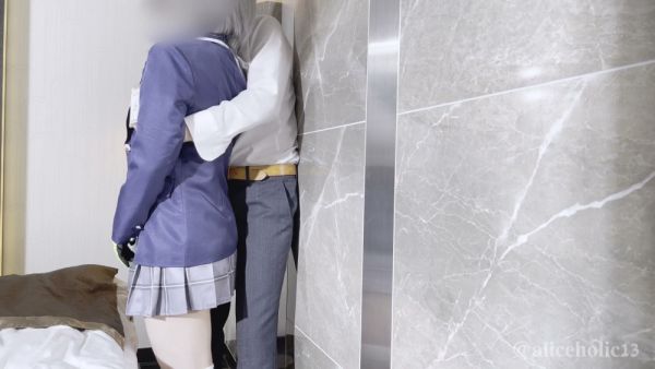 Sunaookami Shiroko cosplay turns real as she takes him deep in missionary - Japan on breastful.com