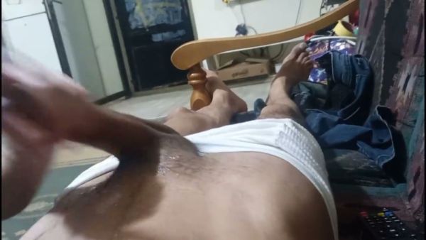 Arab wife enjoys anal play with a dildo while her husband мастурбирует nearby on breastful.com