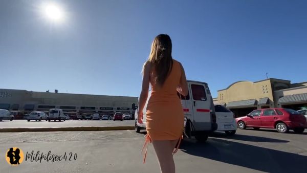 Passionate Latina couple heat up the streets with a daring public encounter on breastful.com