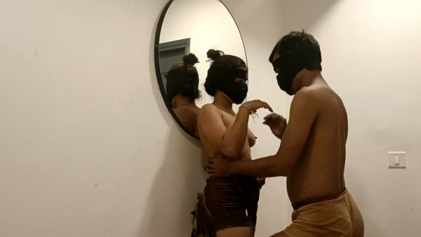 Indian teacher dominates his student in a hotel bedroom with heated Hindi dirty talk - India on breastful.com