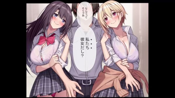Animated love triangle ignites passionate ahegao sex scenes in Japanese hentai style - Japan on breastful.com