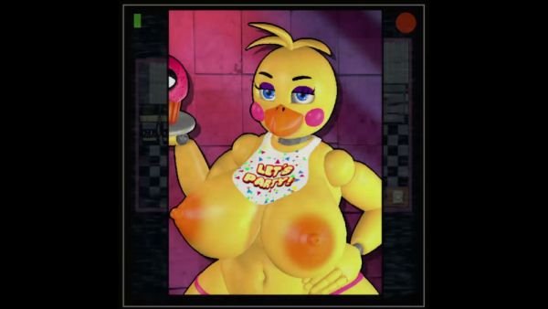 Curvy animatronic chica brings fantasy fetish vibes to a kinky RPG night on breastful.com