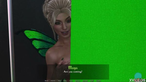 Fantasy fairy in green wings gives a sensual titjob in POV on breastful.com