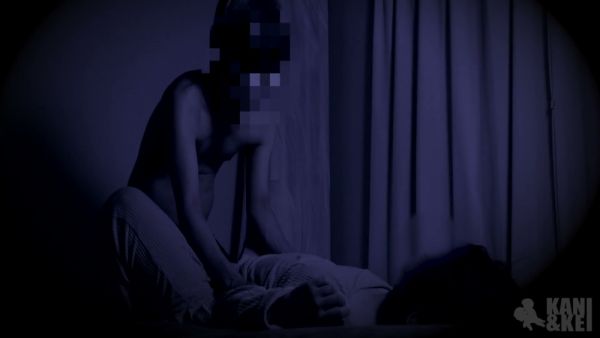 Japanese couple shares intimate road trip sex in dim purple-lit room - Japan - Britain on breastful.com