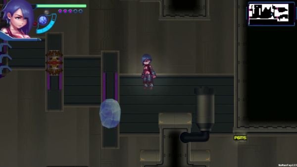 Futuristic hentai gameplay features a milking machine session with animated women on breastful.com