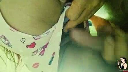 Blonde BBW and her friend welcome a visitor during a surreal sleepover with escalating tension on breastful.com