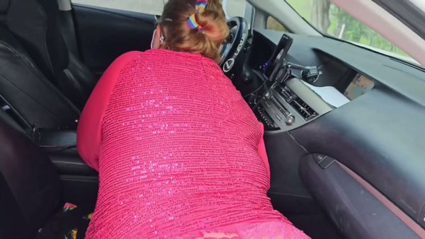 Mature woman in pink dress meets consequences in car and kitchen - India - France - Venezuela - Usa on breastful.com