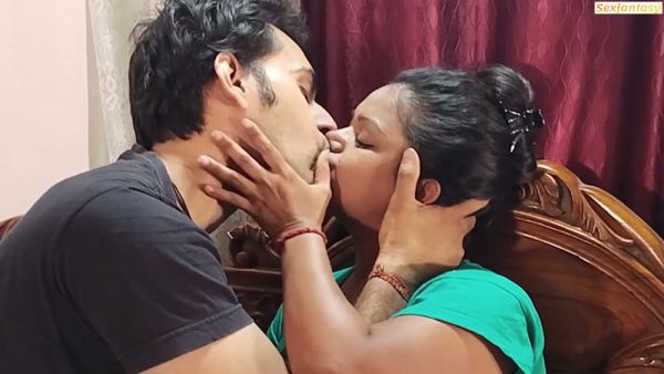 Passionate encounter between a bearded man and a dark-haired woman in a lavish bedroom - Ireland - India - Germany - France - Italy - Spain - Canada - Australia - Singapore - Usa - Britain - Netherlands on breastful.com