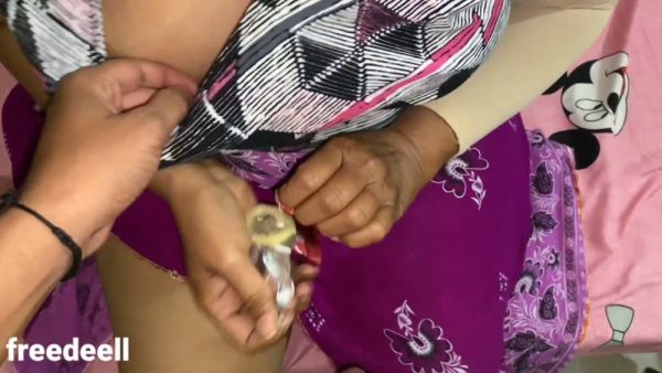 South Asian wife takes her husband's friend deep during a secret bedroom encounter - India - Pakistan on breastful.com