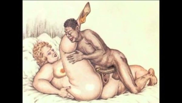 Curated vintage erotic illustrations from a private collection on breastful.com