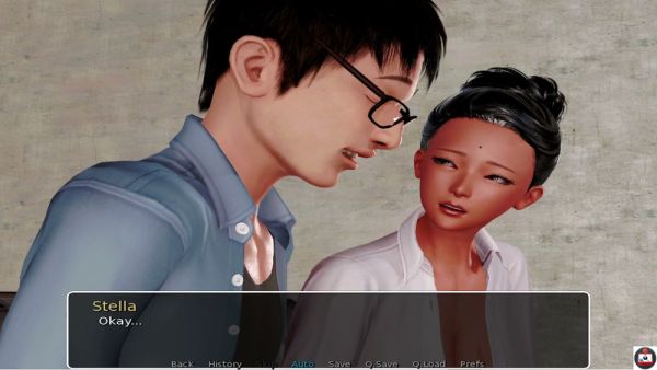 Stylized cartoon group unfolds in a dorm with Victoria at the center on breastful.com