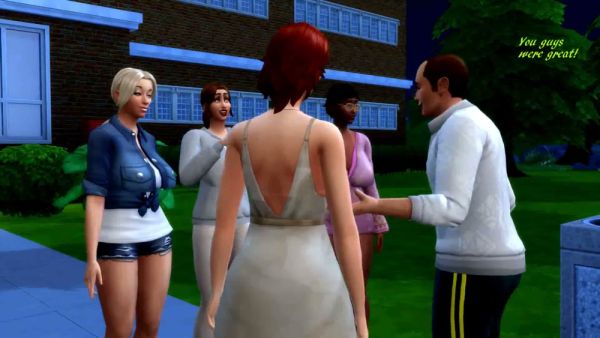 Animated parody lovers dive into interracial group sex on breastful.com
