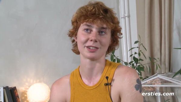 Redheaded German woman explores pleasure with friends and alone on camera - Germany on breastful.com
