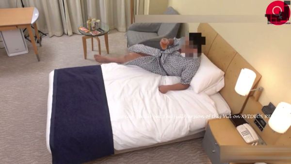 Dark-haired Japanese woman rides her lover in a hotel, taking him deep before he spills inside - Japan on breastful.com