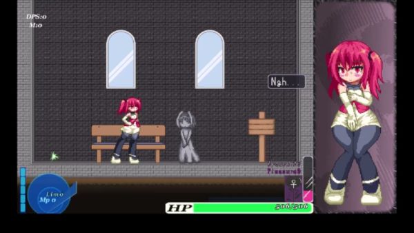 Pink-haired anime girl faces her corrupted self in erotic game fantasy on breastful.com