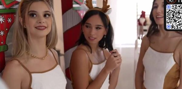 Busty blondie female gives her buddy a deep fellatio and gets a warm creampie inside on breastful.com