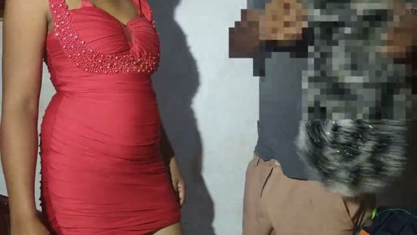 Submissive South Asian woman in purple mask worships her partner during intense cosplay session - India on breastful.com