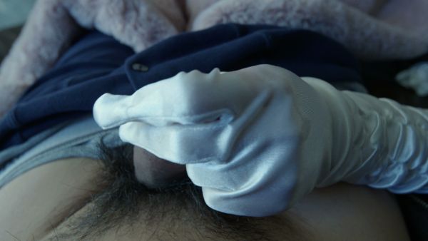 White-gloved handjob builds to a powerful cumshot - Canada on breastful.com