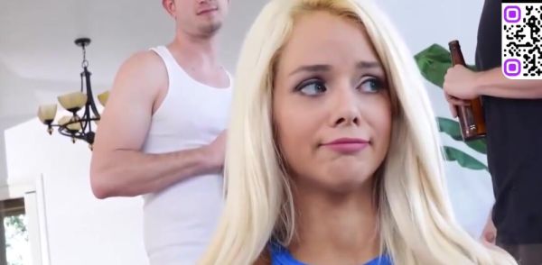 Busty ash-blonde teenager 18 gets humiliated on breastful.com