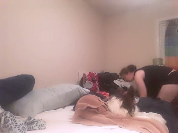 Daisyjo takes control in a steamy amateur anal session on the bed on breastful.com