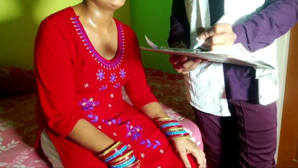 Indian woman receives creampie from European doctor during intimate home visit - India on breastful.com