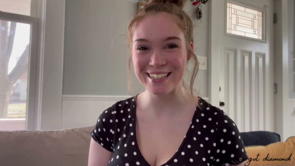 Glasses-wearing redhead takes her hairy best friend deep inside her on breastful.com