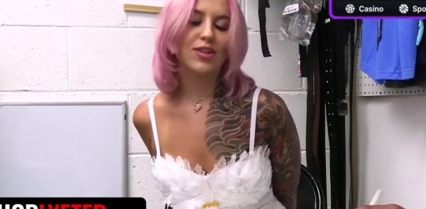 Busty towheaded female loves raunchy lovemaking in her office during a break on breastful.com