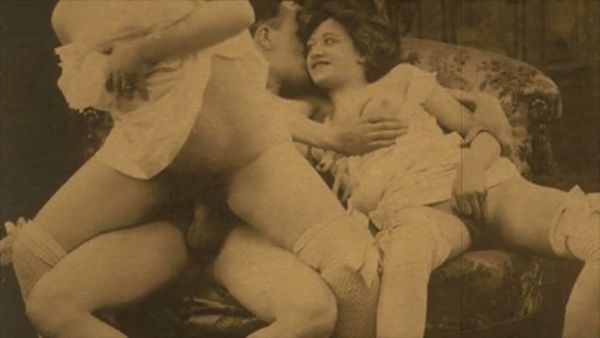 Emily Clark joins a hairy interracial foursome in vintage-style intimacy on breastful.com
