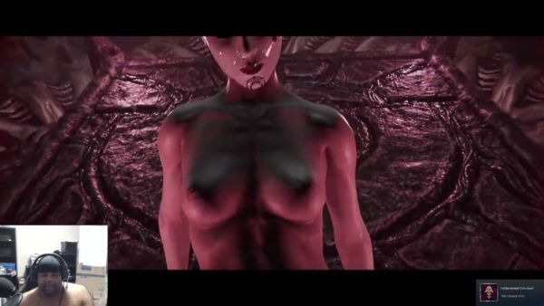Red-haired witch submits to a primal rite in a cursed floral chamber on breastful.com