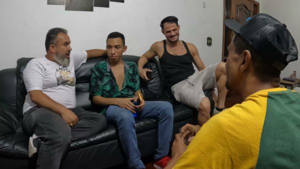 Pedro Ferraz makes his debut with a seasoned pornstar in a private casting on breastful.com